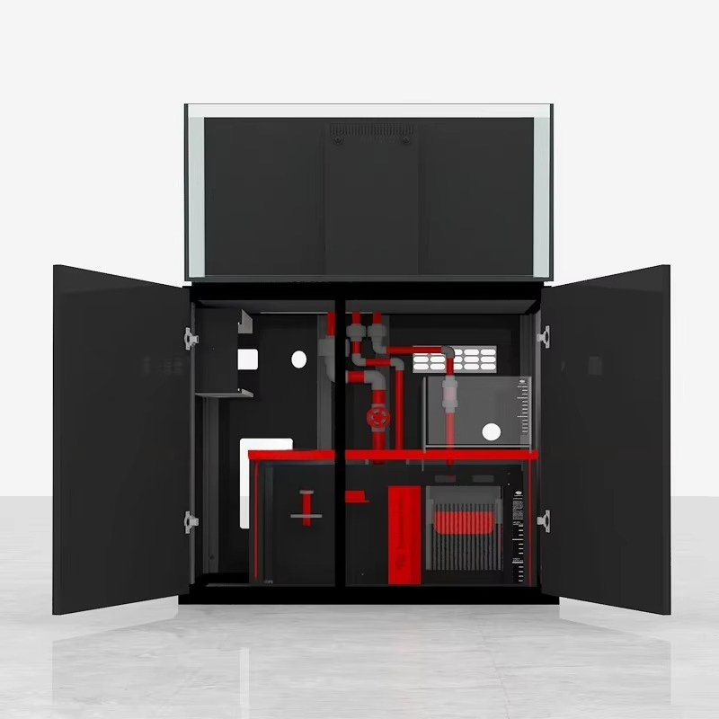 ตู้ปลาทรงสี่เหลี่ยมฐานกระจก รุ - Marine Aquarium Cube บทวิจารณ์และราคา
