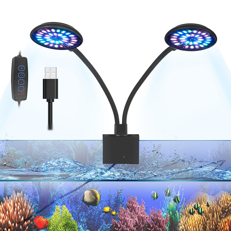USB พิพิธภัณฑ์สัตว์น้ํา ไฟ LED - Aquarium Marine Lights บทวิจารณ์และราคา