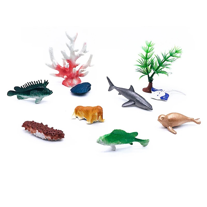 ชุดโมเดลโลกใต้น้ำ 56 ชิ้น - สั - Marine Coral บทวิจารณ์และราคา