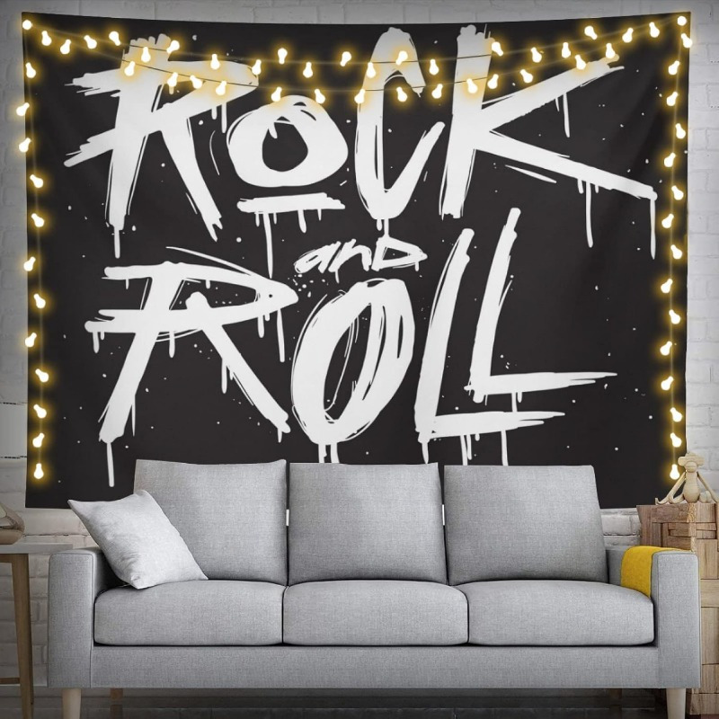 ปรับแต่งพรมแขวนผนังลายร็อคแอนด - Live Rock บทวิจารณ์และราคา